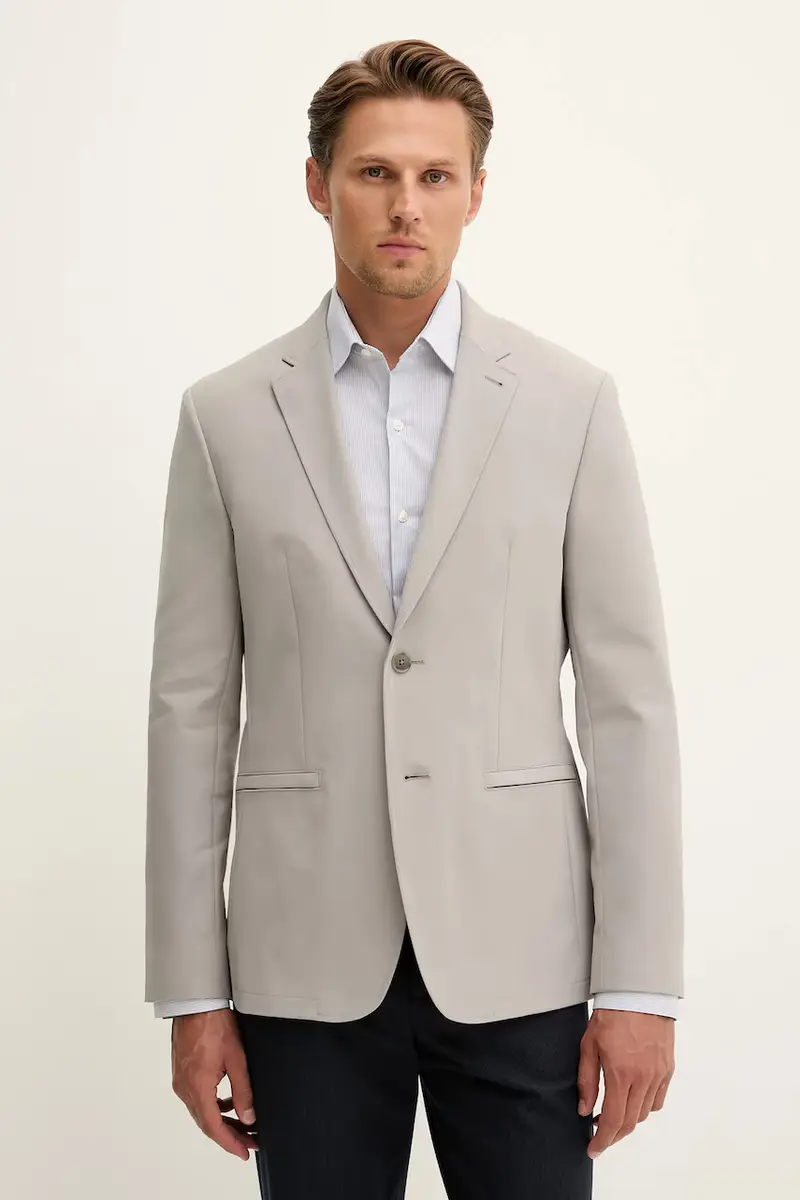 Calvin Klein giacca uomo colore grigio LV04LC418G