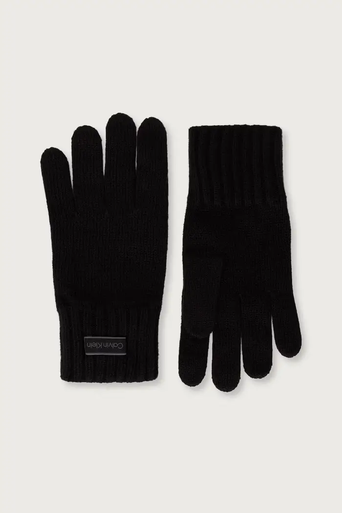 Calvin Klein guanti da uomo Nero