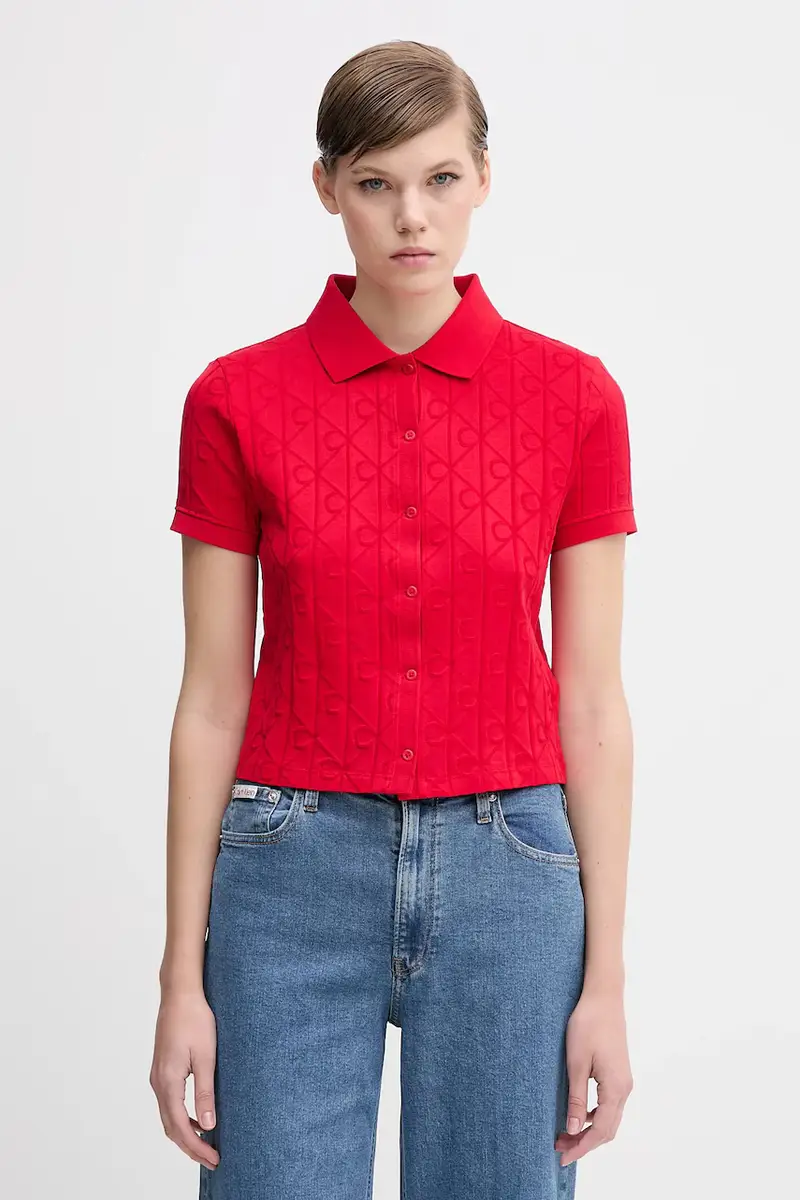 Calvin Klein Jeans Jeans Donna Rosso 3779946