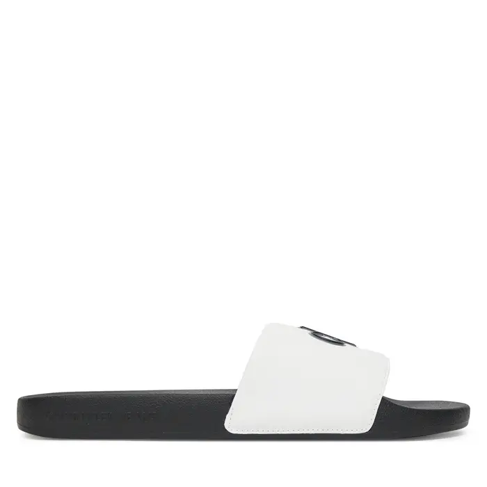 Calvin Klein Jeans Ciabatte Slide Jelly Mono Pu YM0YM01281 Bianco