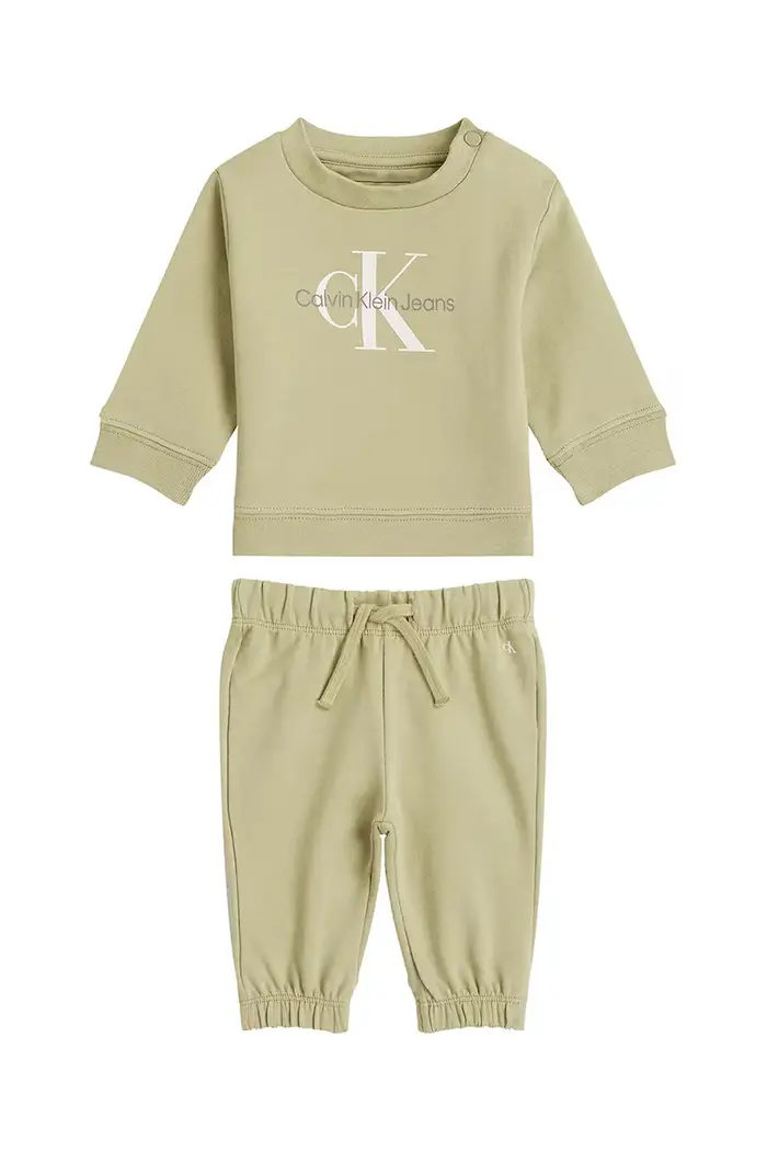 Calvin Klein Jeans completo bambino/a pacco da 3 Verde