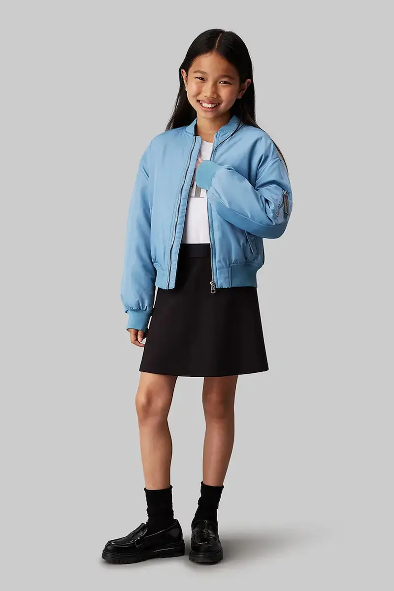 Calvin Klein Jeans gonna bambina colore nero IG0IG02784