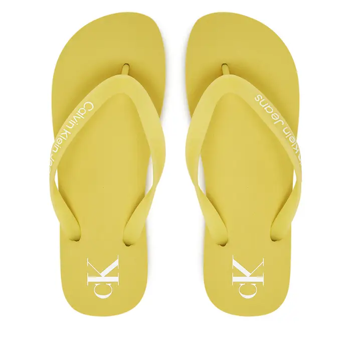 Calvin Klein Jeans Infradito Beach Sandal Transparent Tpu YW0YW01829 Giallo