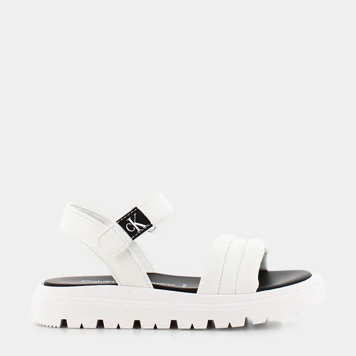 CALVIN KLEIN JEANS Sandali da Bambina, bianco