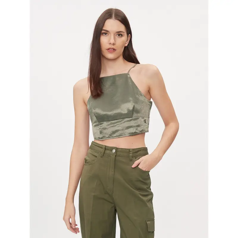 Calvin Klein Jeans Top Verde 4081136