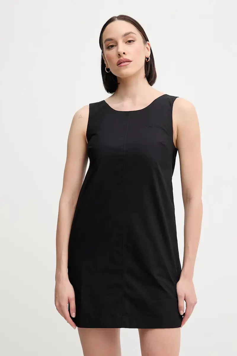 Calvin Klein Jeans vestito in cotone colore nero LV047AB000