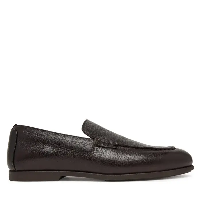 Loafers Calvin Klein Low Prof Loafer Txt Lth HM0HM02175 Marrone scuro