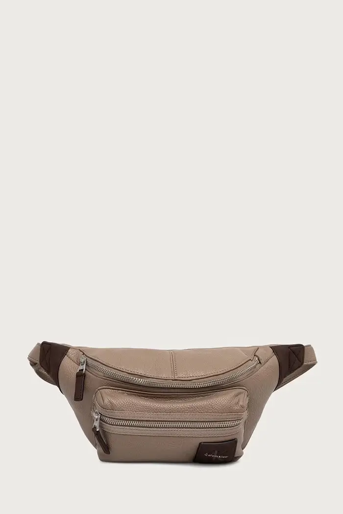 Calvin Klein marsupio da uomo in similpelle Beige