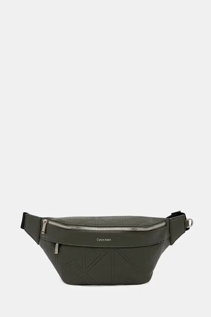 Calvin Klein marsupio da uomo in similpelle Verde