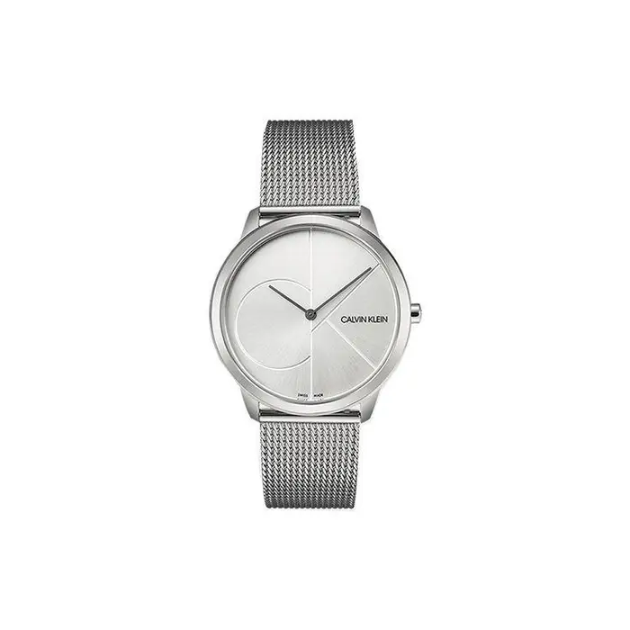 Orologio Calvin Klein Ck Serie Minimalista al Quarzo Movimento al Quarzo Cinturino in Acciaio Inossidabile Quadrante Argentata Orologi da Uomo K3M2112Z Silver Dial