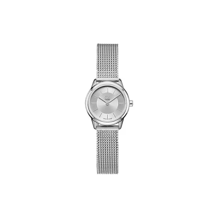 Orologio Calvin Klein Serie Minimalista Movimento al Quarzo Bracciale in Acciaio Inossidabile Quadrante Argentata Orologi Donna Classici K3M23126 Regular Watch Box,Silver Dial