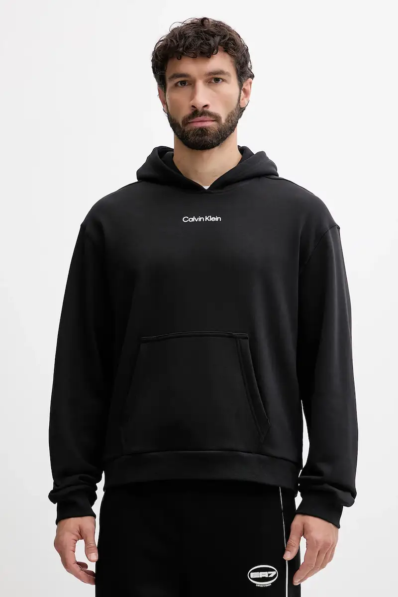 Calvin Klein Performance felpa uomo colore nero con cappuccio LVGMF5W302