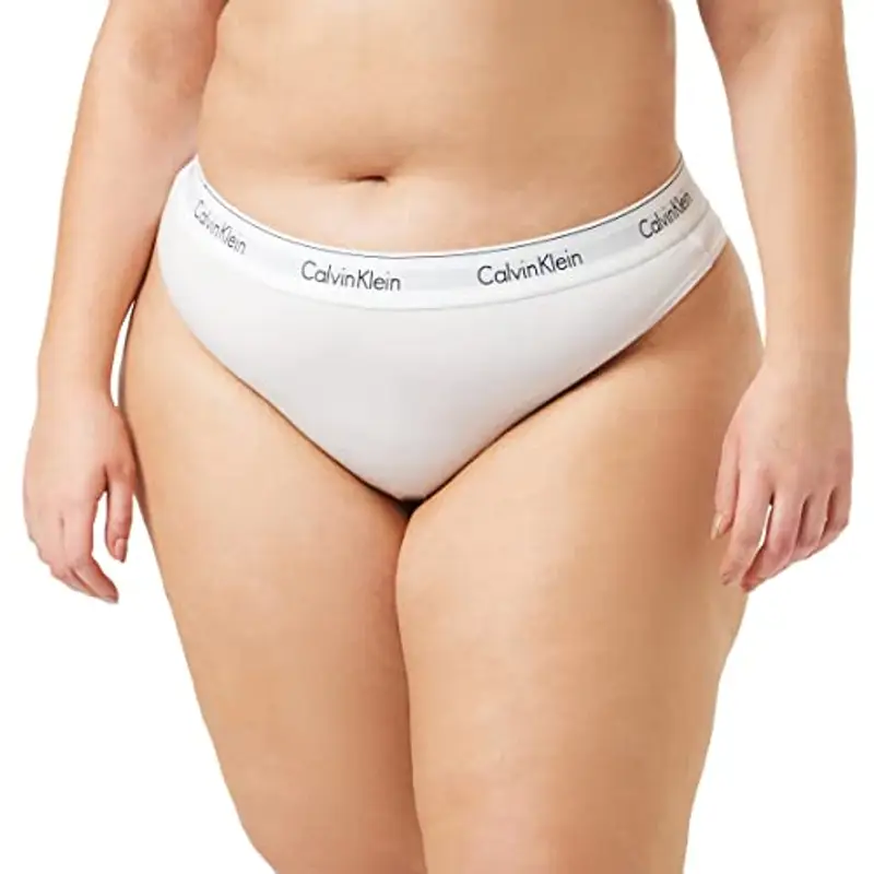 Calvin Klein Perizoma Donna Tanga, Bianco (White)