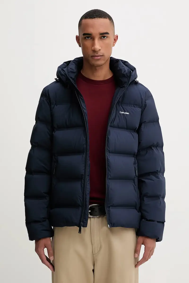 Calvin Klein piumino colore blu navy LV04LD517G