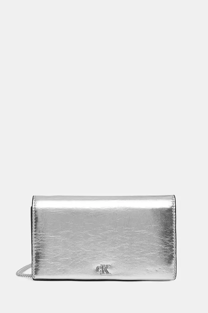 Calvin Klein portafoglio Argento