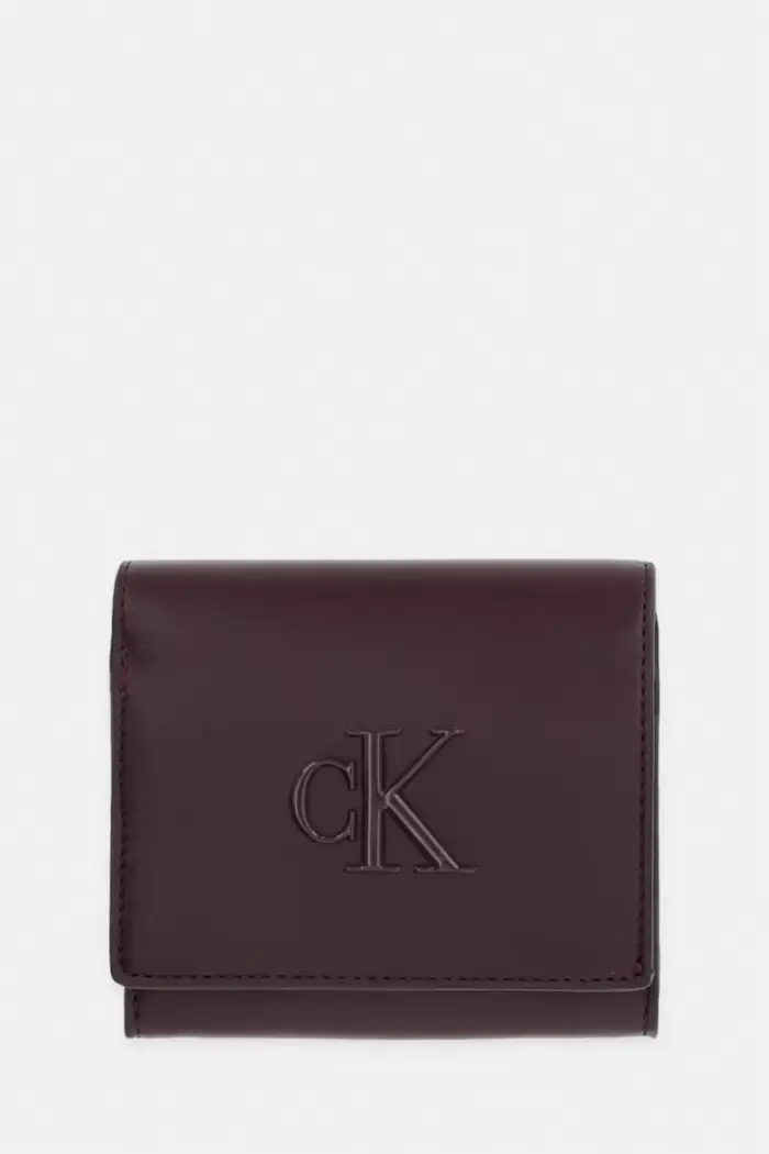 Calvin Klein portafoglio da donna Granata