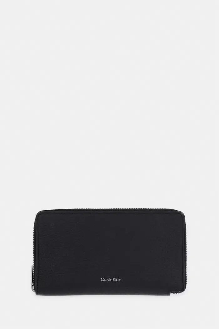 Calvin Klein portafoglio da donna in pelle Nero