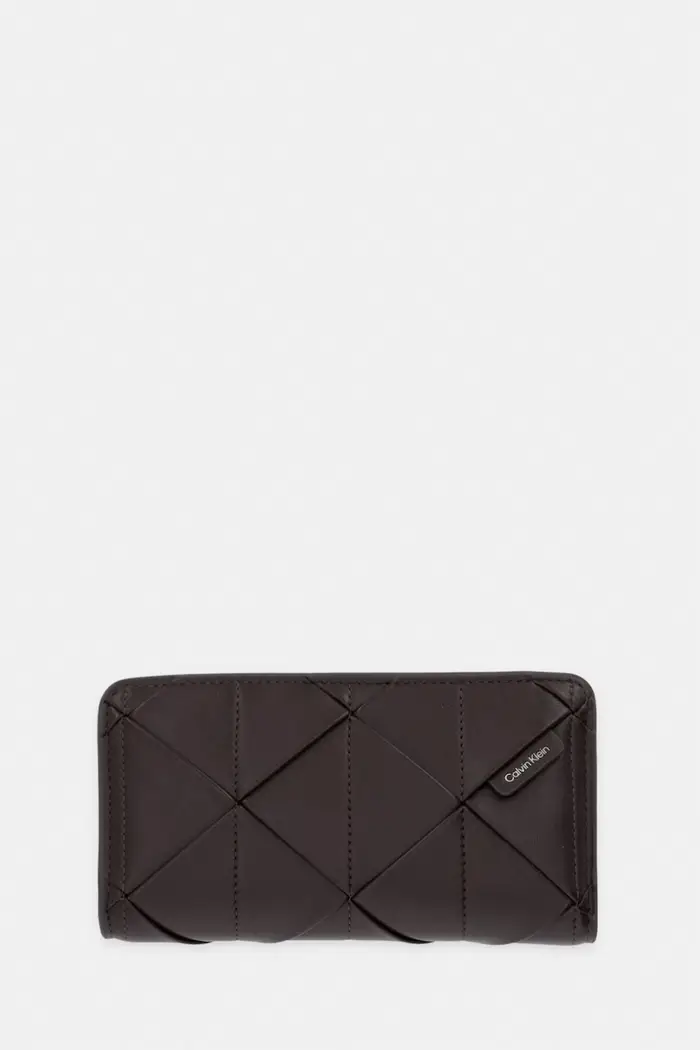 Calvin Klein portafoglio da donna in similpelle Marrone