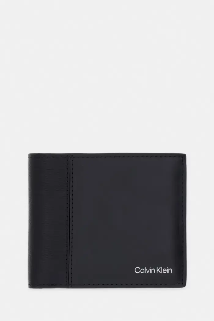 Calvin Klein portafoglio da uomo in pelle Nero