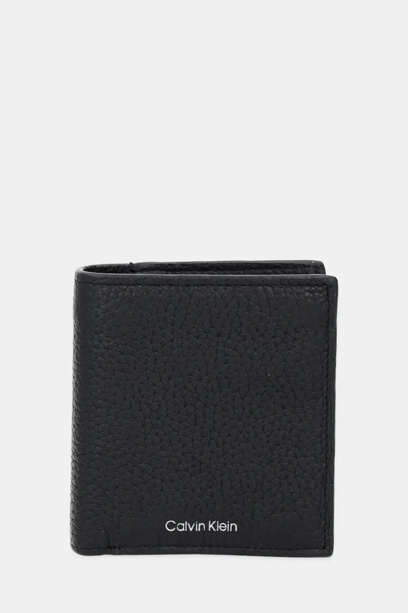 Calvin Klein portafoglio in pelle uomo colore nero LV04D1027G