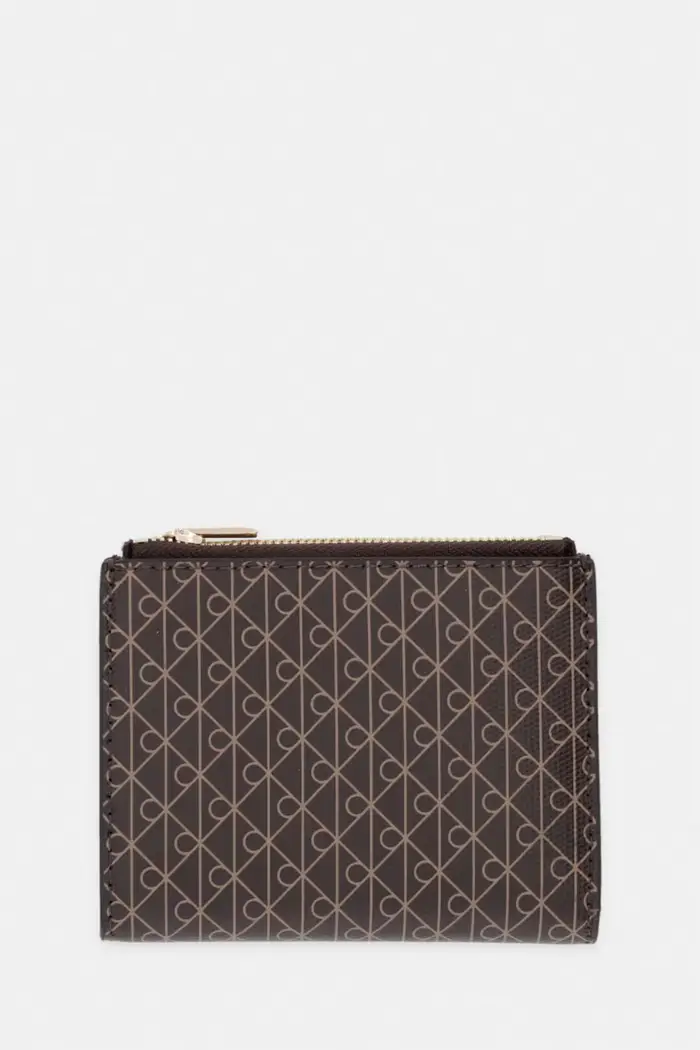 Calvin Klein Portafoglio RFID da donna in similpelle Marrone