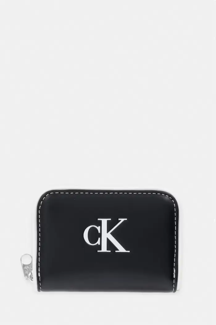 Calvin Klein portafoglio RFID da donna in similpelle Nero