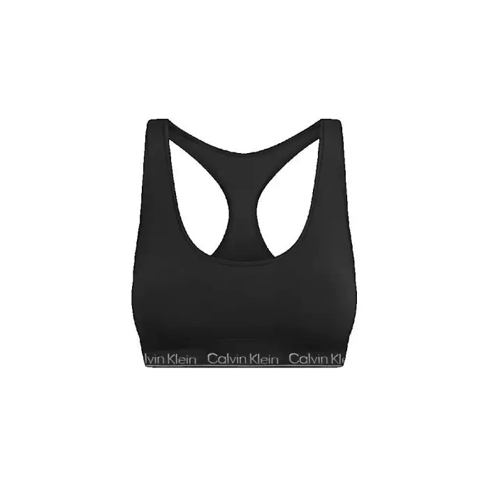 Reggiseno sportivo con schiena a piscina per donna Calvin Klein Noir