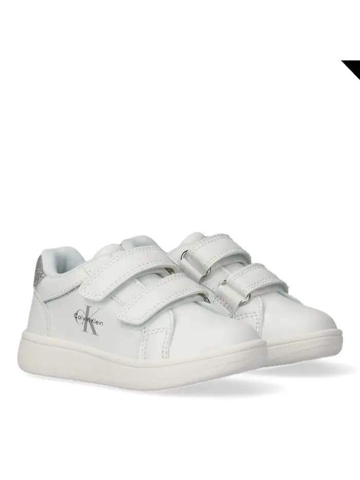 scarpe bianche bambina con glitter