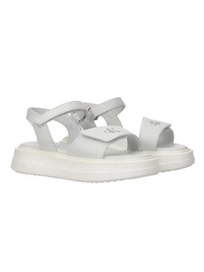 scarpe bianche bambina mini logo