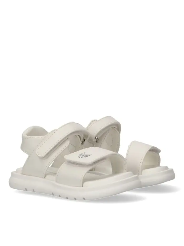 scarpe bianche bambina mini logo