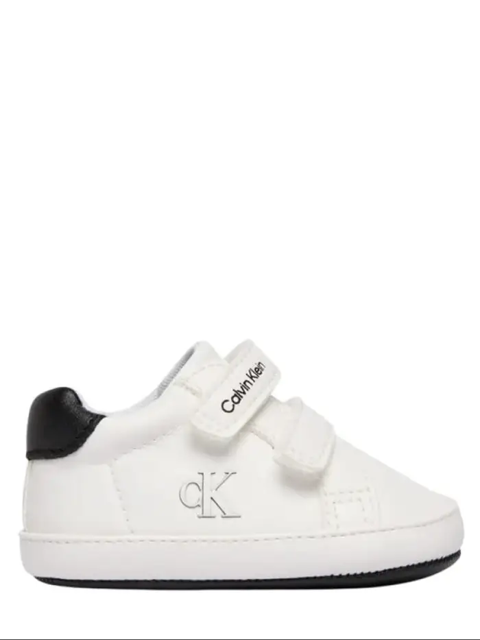 Calvin Klein scarpe bianche neonato mini logo