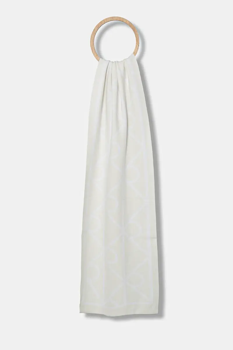 Calvin Klein sciarpa uomo colore grigio LV04D8051G Beige