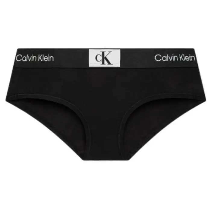 Serie CK96 Stile Jennie Slip Triangolo Slim Fit Stampa Lettere Piccole da Donna Intimo Nero Spazio QF7295AD-UB1 L