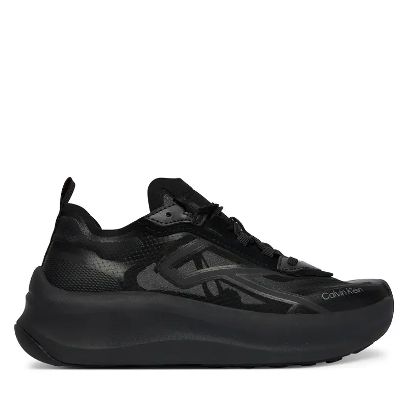 Calvin Klein Sneakers Chunky Run Ckstripe Lup Tran Rip HW0HW03005 Nero