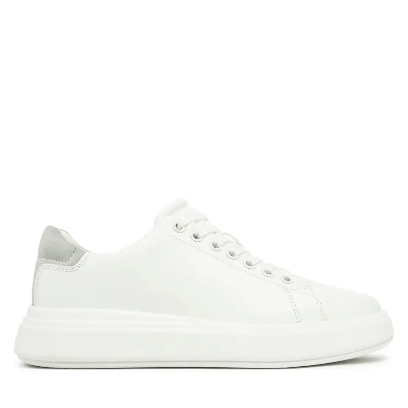 Calvin Klein Sneakers Cupsole Lace Up - Suede Bt HW0HW02404 Bianco