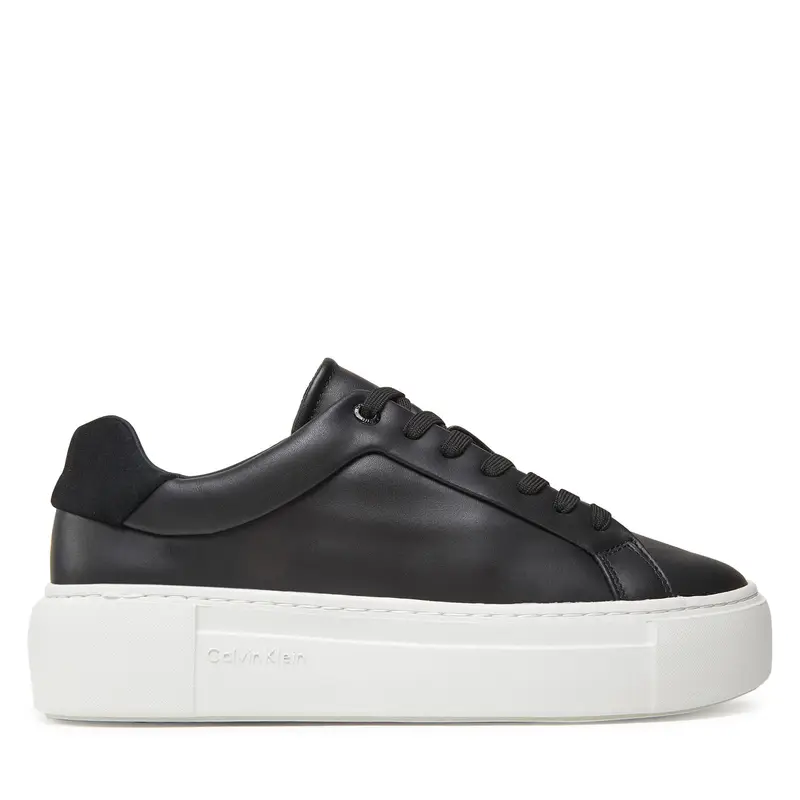Calvin Klein Sneakers Ff Cupsole Lace Up Lth HW0HW02570 Nero