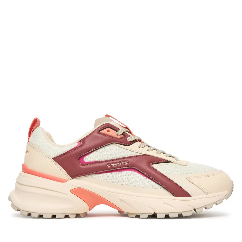 Calvin Klein Sneakers Hike Run Ckstripe Mesh HW0HW03002 Bianco