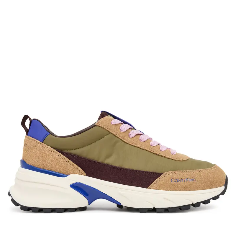 Calvin Klein Sneakers Hike Runner Mg Nylon Mix YW0YW02075 Verde