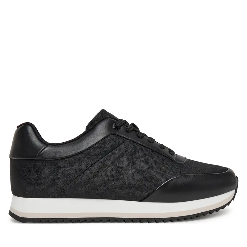 Calvin Klein Sneakers Runner Lace Up - Jacq HW0HW02413 Nero