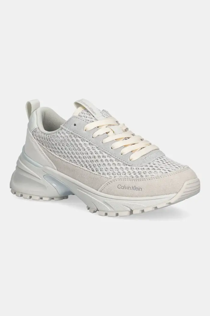 sneakers HIKE RUNNER LACE UP TECHMIX Bianco