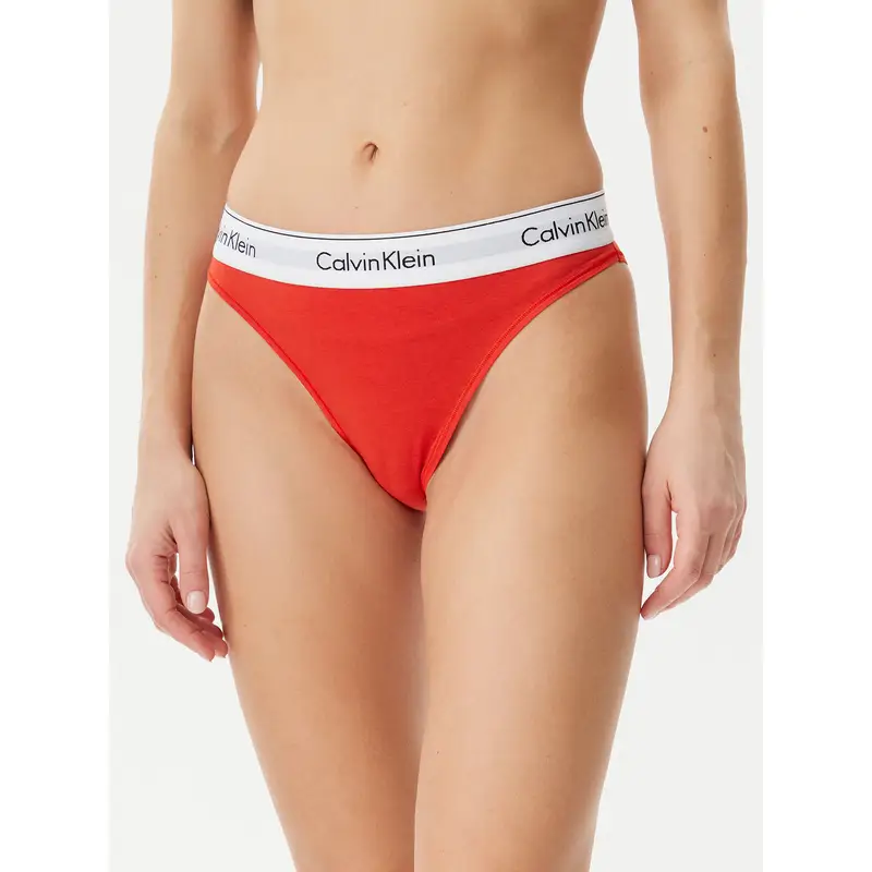 Calvin Klein Underwear Mutande classiche a vita alta LV00QF8319 Rosso