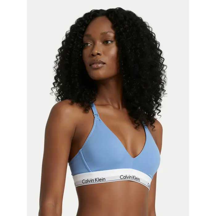 Calvin Klein Underwear Reggiseno allattamento LV00QF8506 Celeste Azzurro chiaro