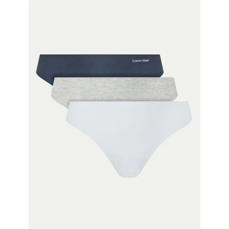 Calvin Klein Underwear Set di perizomi Thong 3Pk 000QD5219E Multicolore