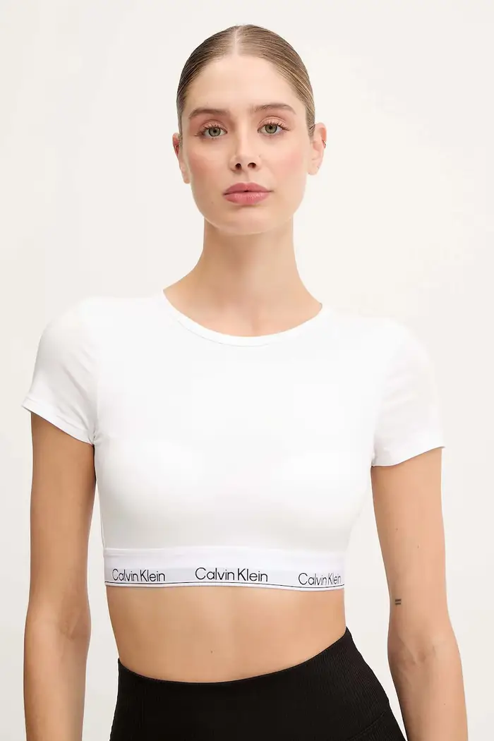Calvin Klein Underwear top da donna in cotone Bianco