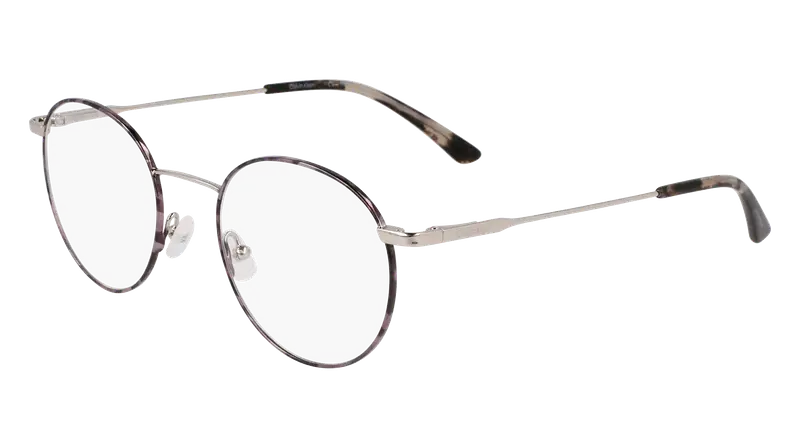 Calvin Klein Unisex CK19119 025 Montature da vista Metallo Havana Rotonda Normale