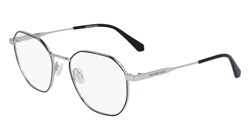 Calvin Klein Unisex CKJ22220 043 Montature da vista Metallo Argento Squadrata Normale Fotocromatiche