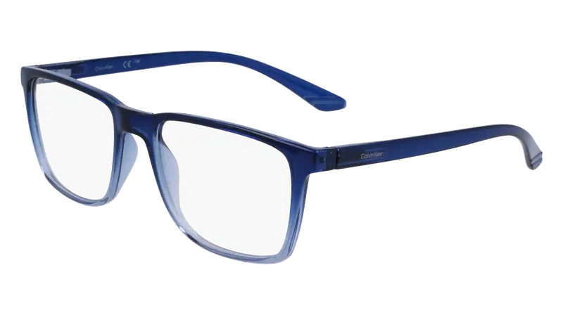 Calvin Klein Uomo CK19573N 415 Montature da vista Bio-iniettato Blu Squadrata Normale