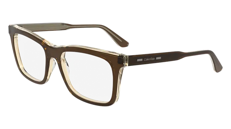 Calvin Klein Uomo CK24542 280 Montature da vista Acetato Marrone Squadrata Normale