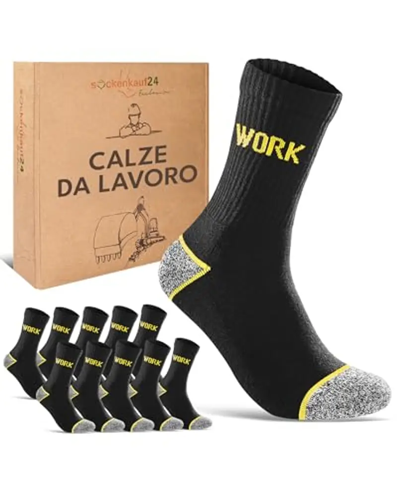 Sockenkauf24 Calze Uomo Nero 2015059