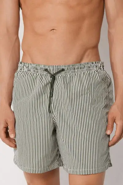 Calzedonia Boxer in Fantasia Uomo Costume Formentera Uomo Verde